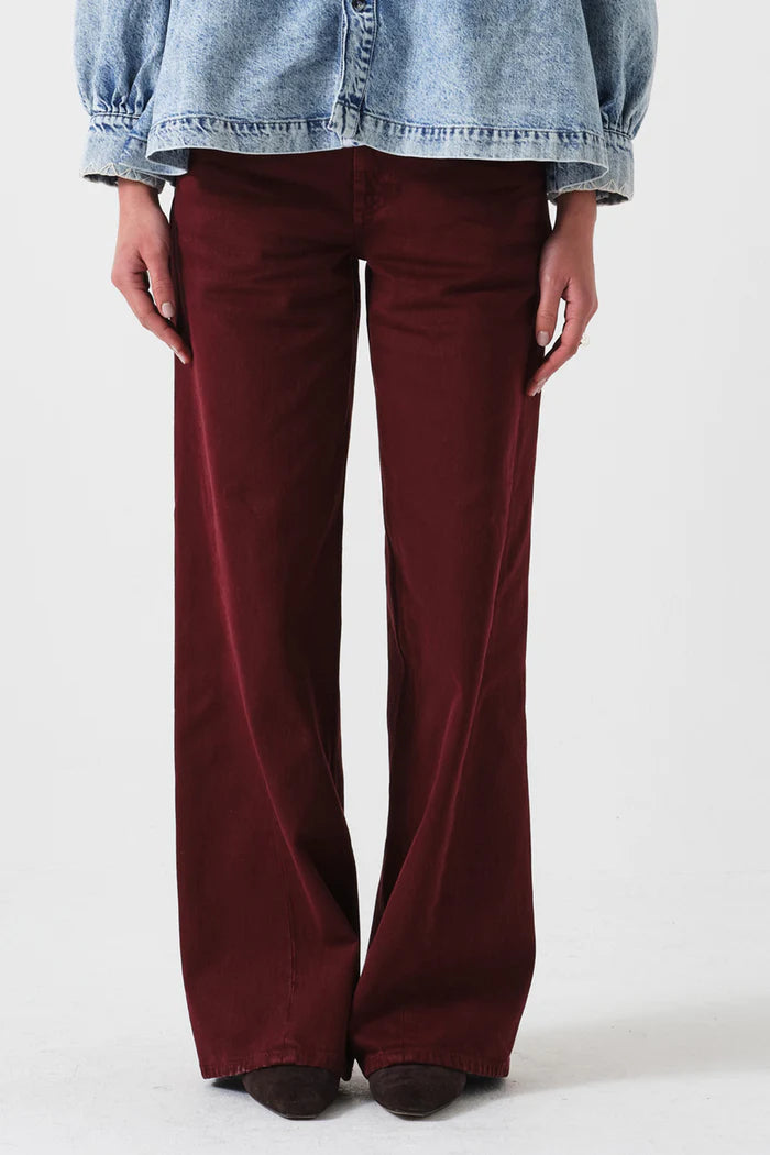 Seventy + Mochi - Gracie Twisted Jean in Mulberry