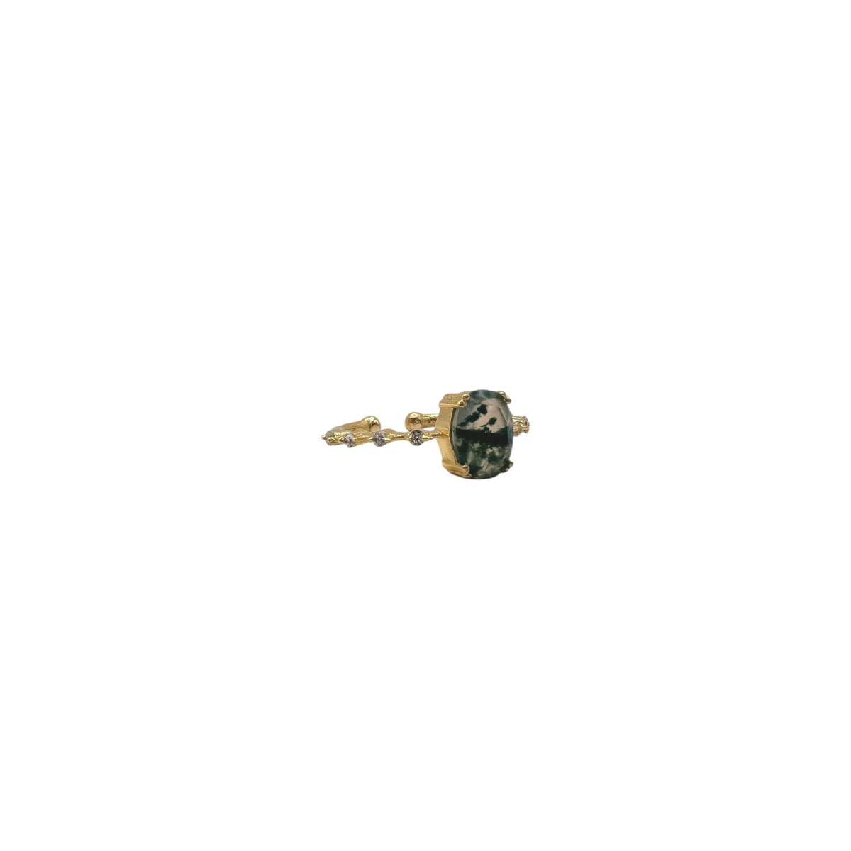 Sugarboo - Moss Agate Ring
