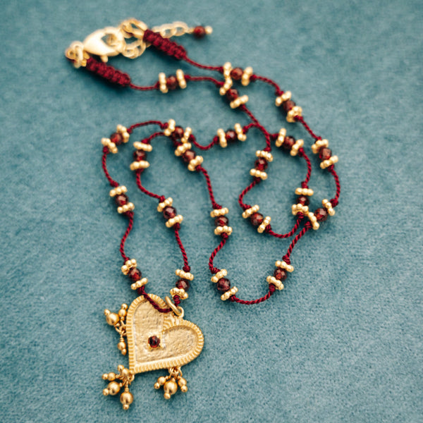 Clara Forno Ikigai - Koti Heart Necklace