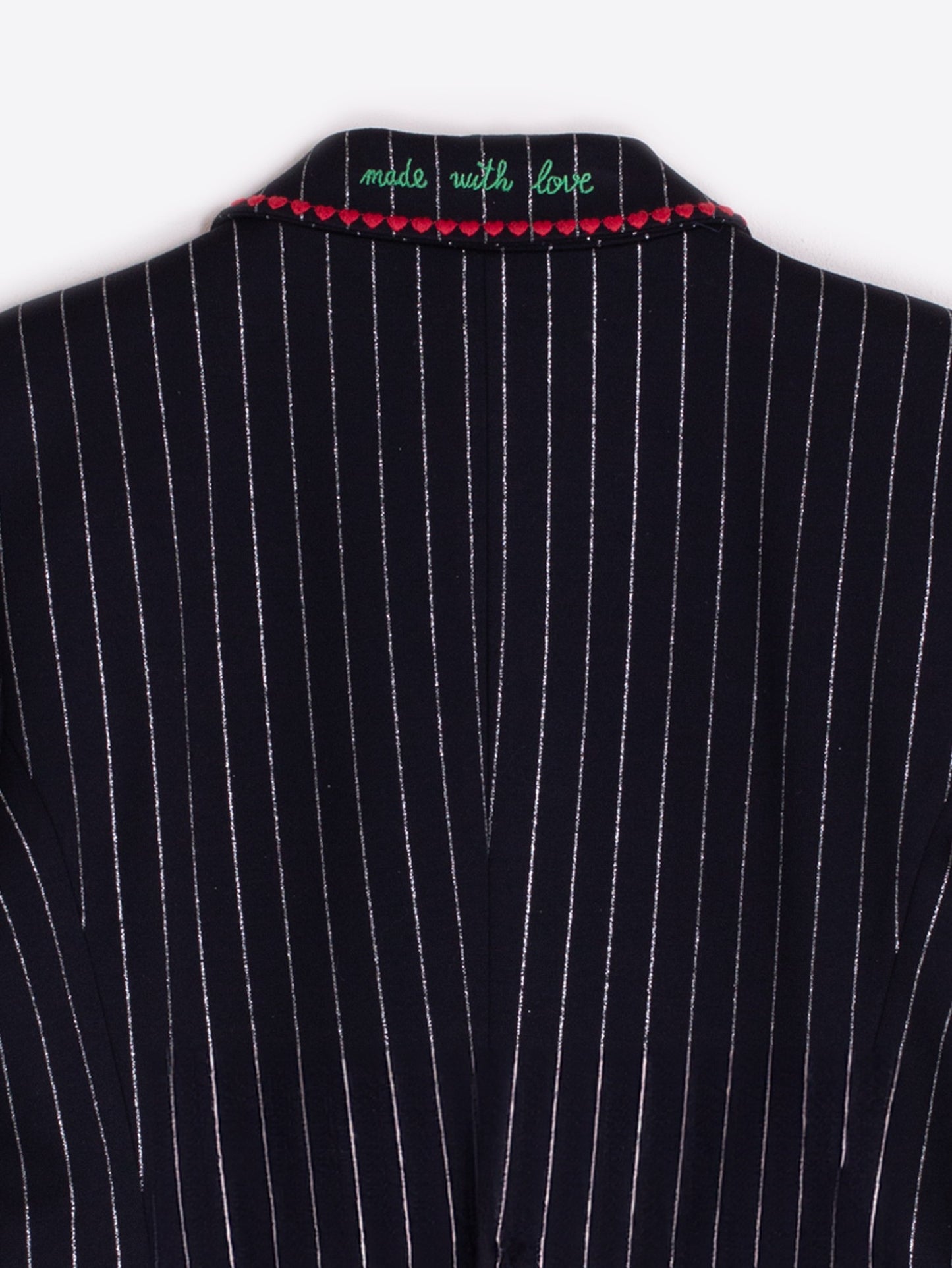 Vilagallo - Navy Pinstripe Blazer