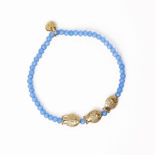 Janie Crystal Bracelet with Fish