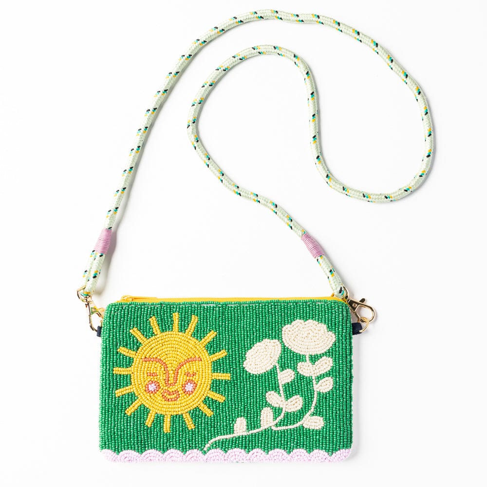Seed Bead Clutch with Strap