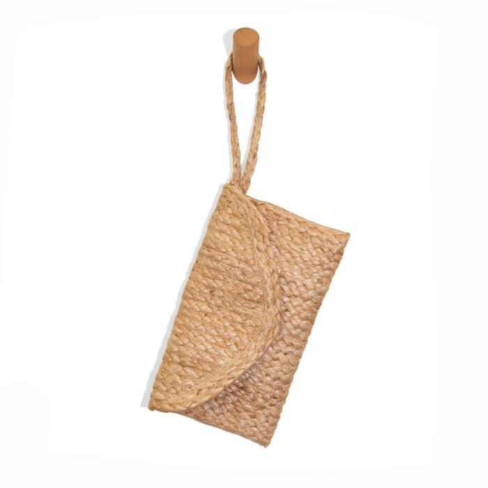 Portia Jute Clutch
