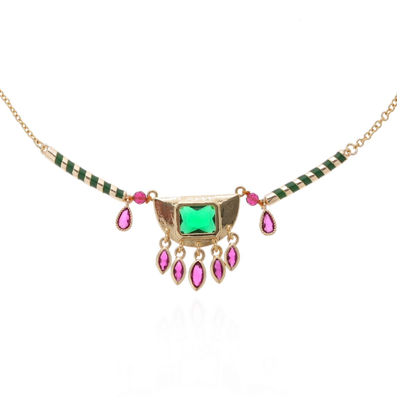 Nikole Necklace Emerald