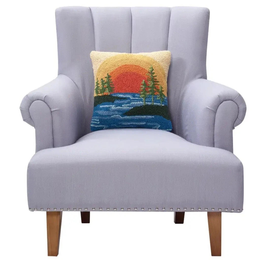 Lake Sunset Hook Pillow