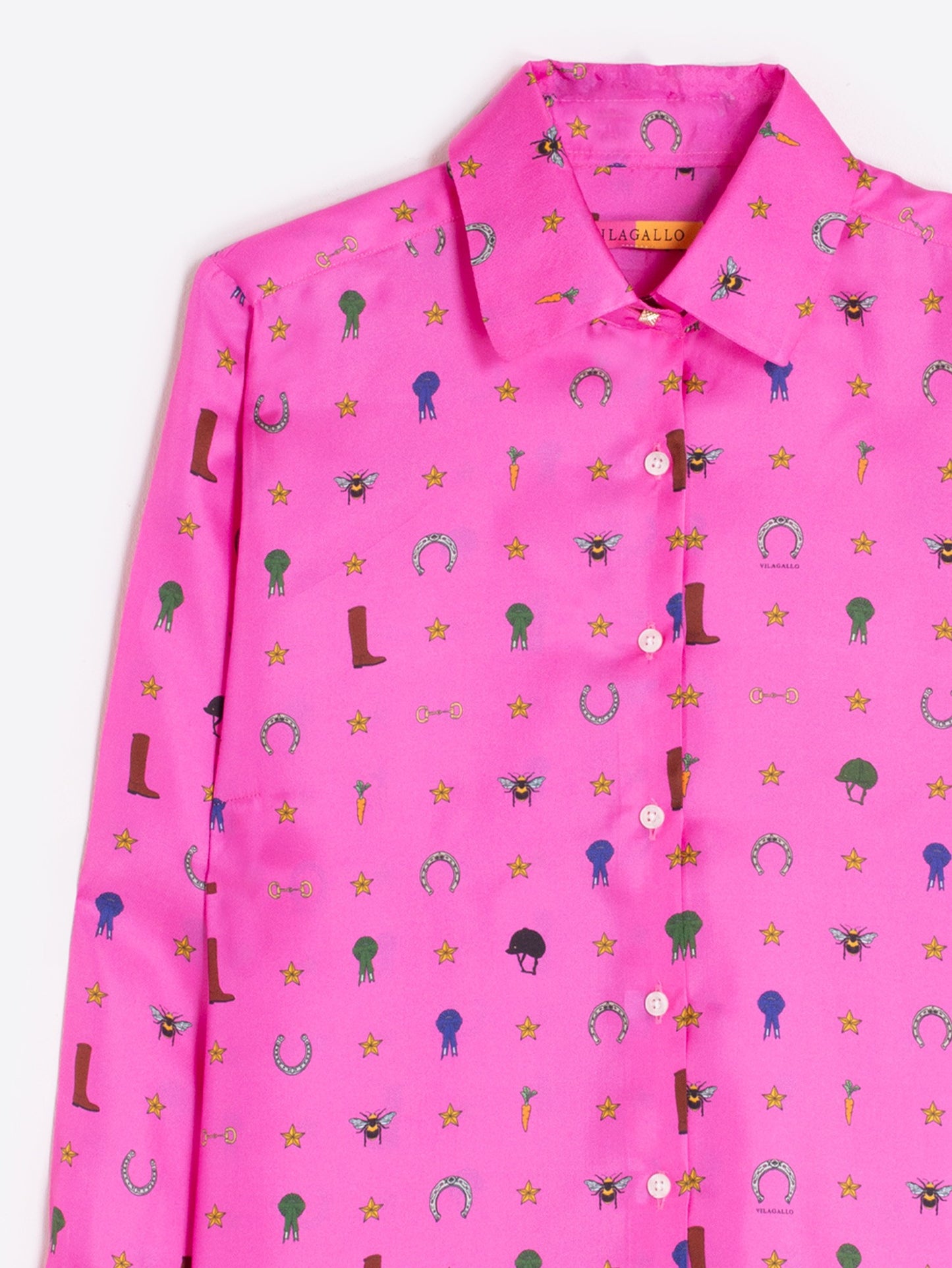 Vilagallo - Equestrian Print Shirt