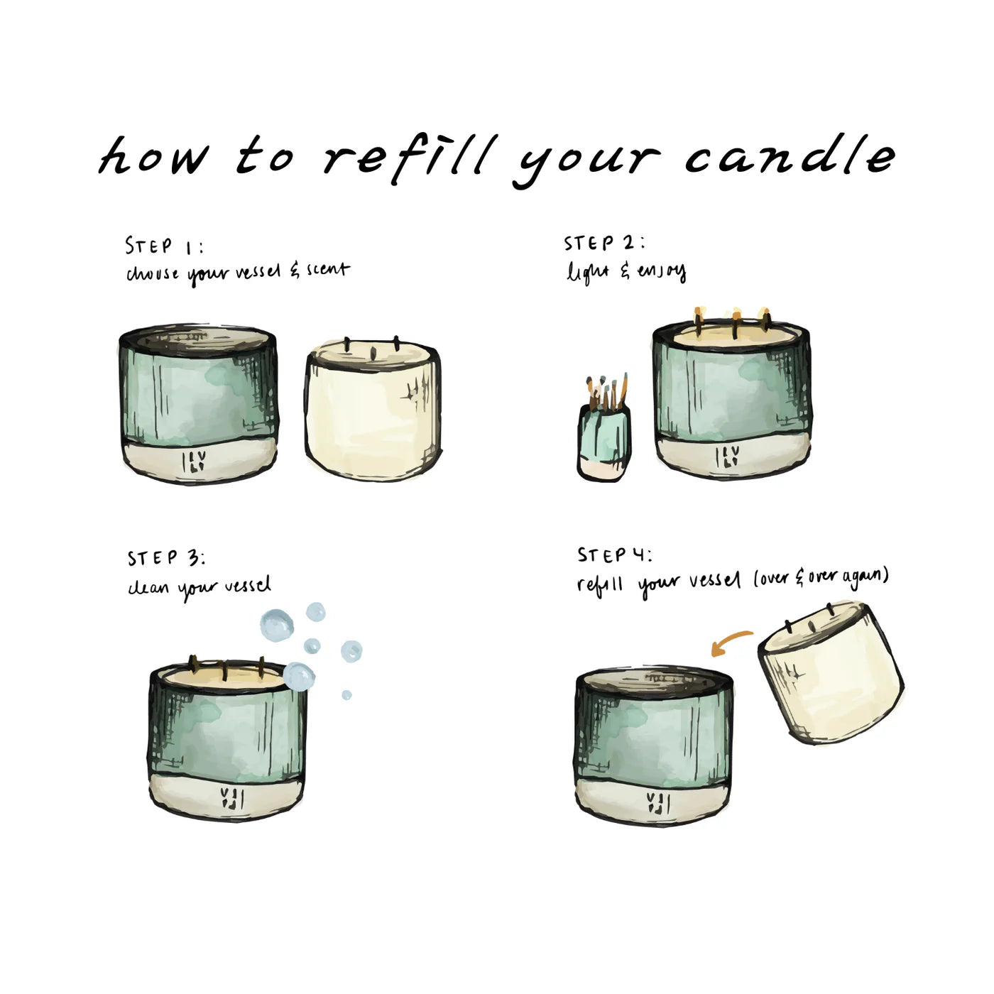 Lovelight Candle Medium (Vessel Only)