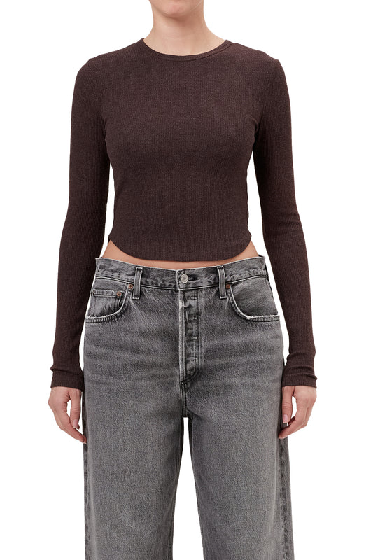 AGOLDE - Neema Tee in Root