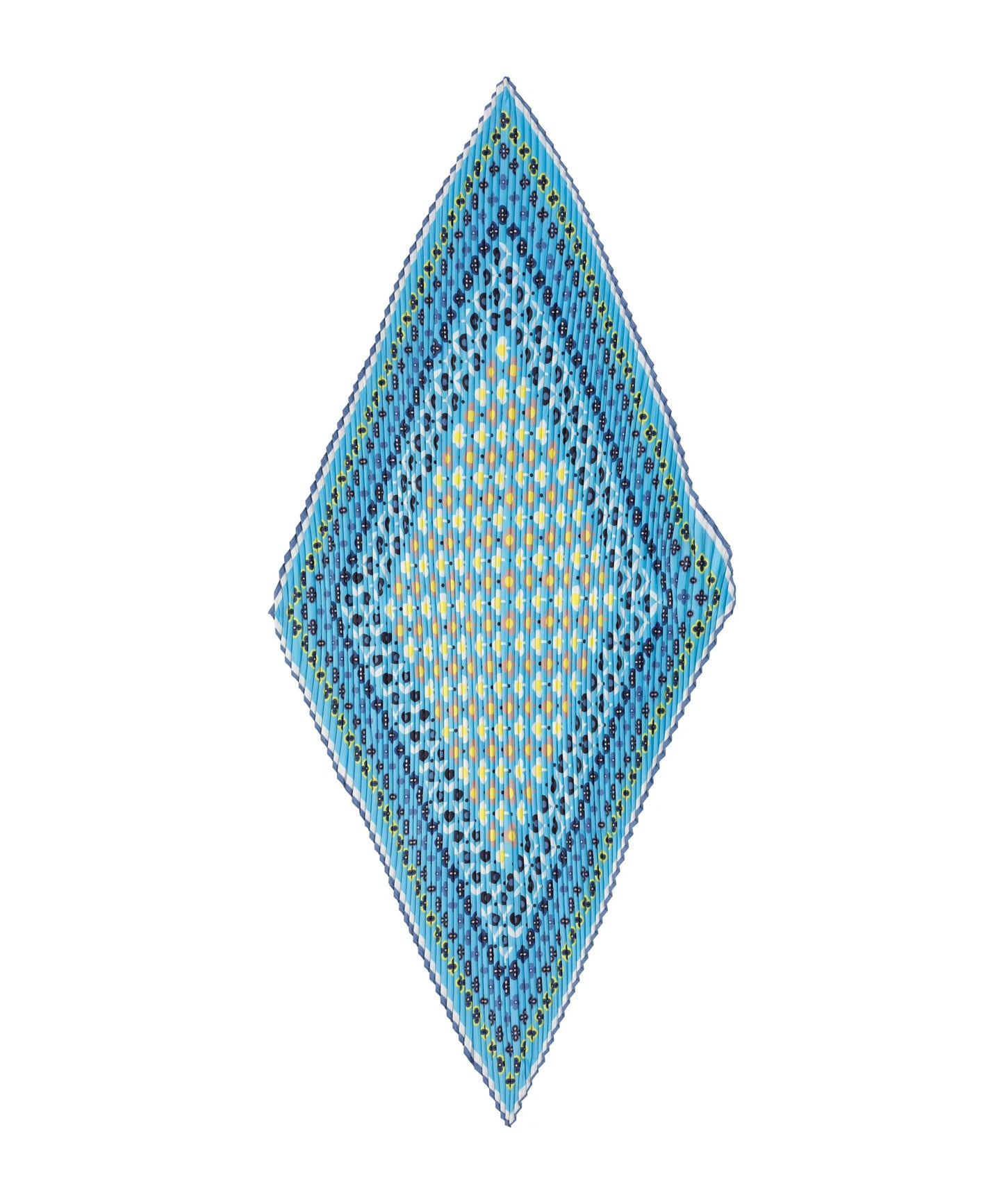 Clover Pleated Diamond Scarf