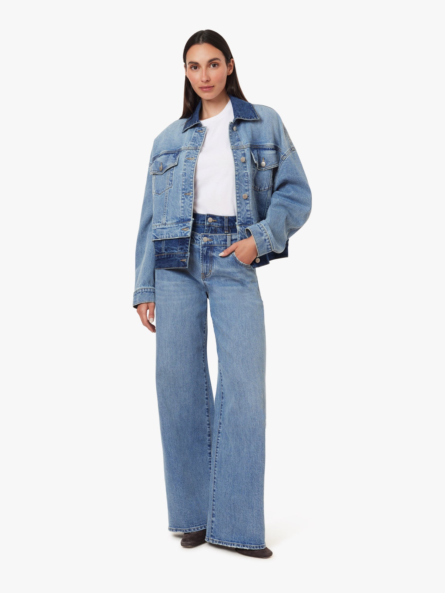 Habitual - Gemma Double Wide Leg Jean