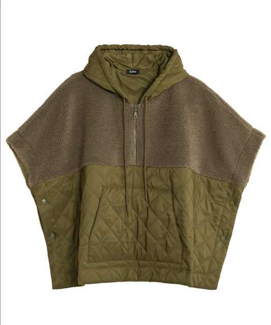 Combo Quilted Poncho