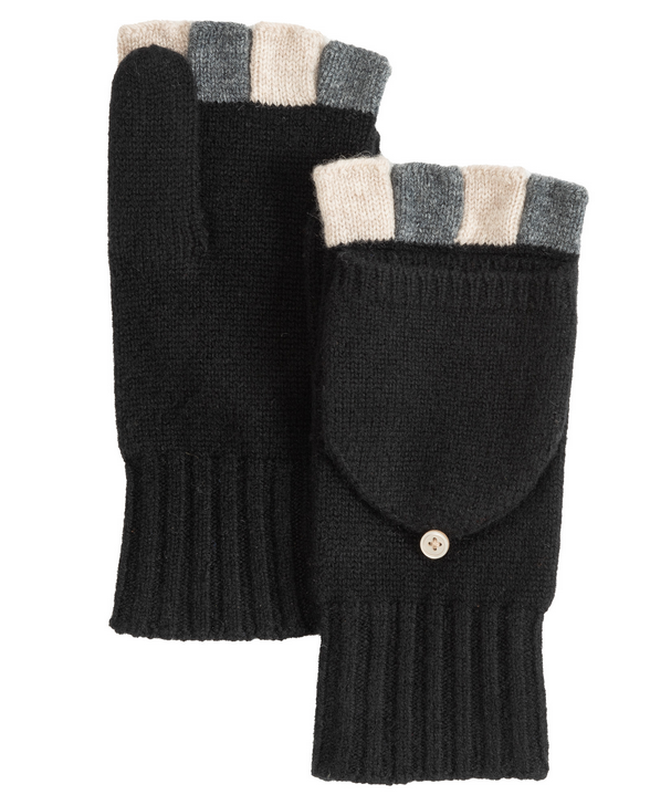 Colorblock Pop-Top Mitten