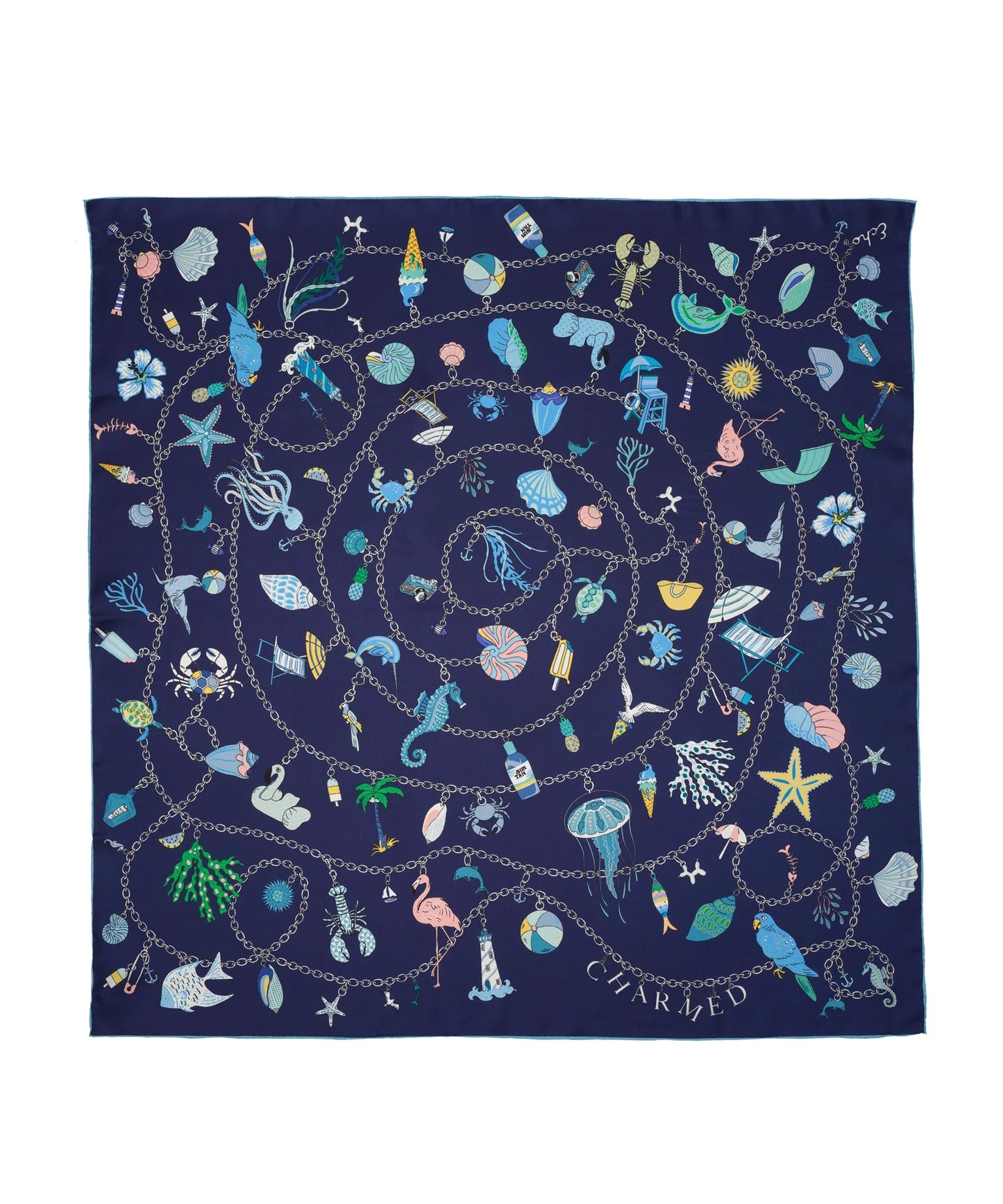 Charmed Life 35" Silk Square Scarf