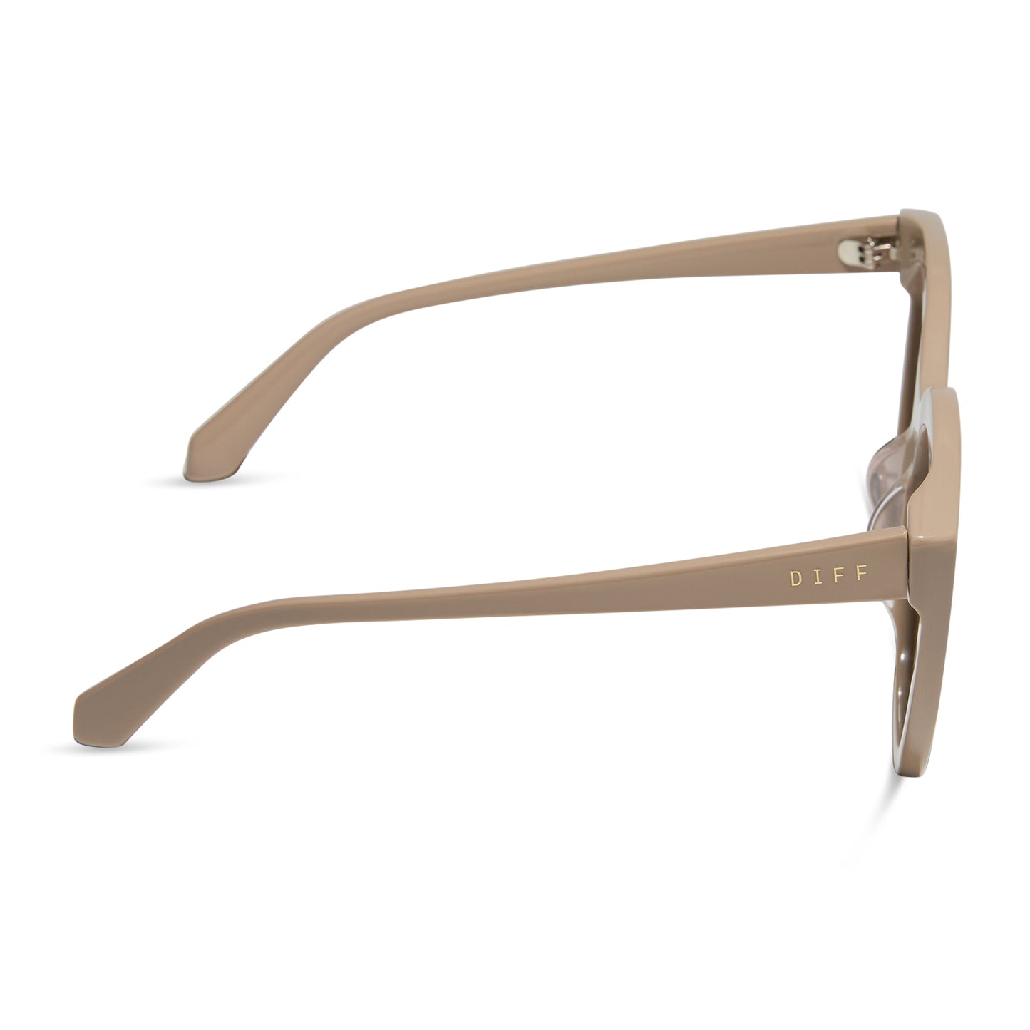 DIFF Sunglasses - Gjelina Almond + Taupe Mirror