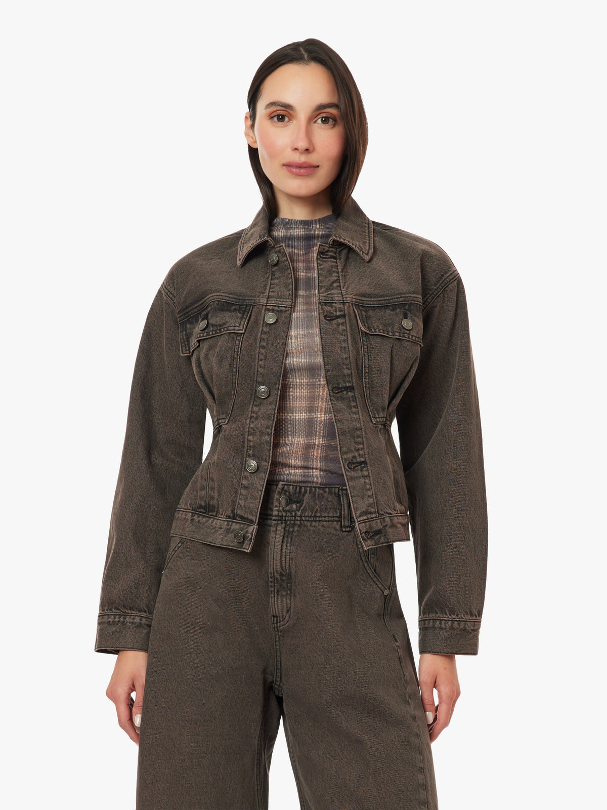 Habitual - Cinched Denim Jacket