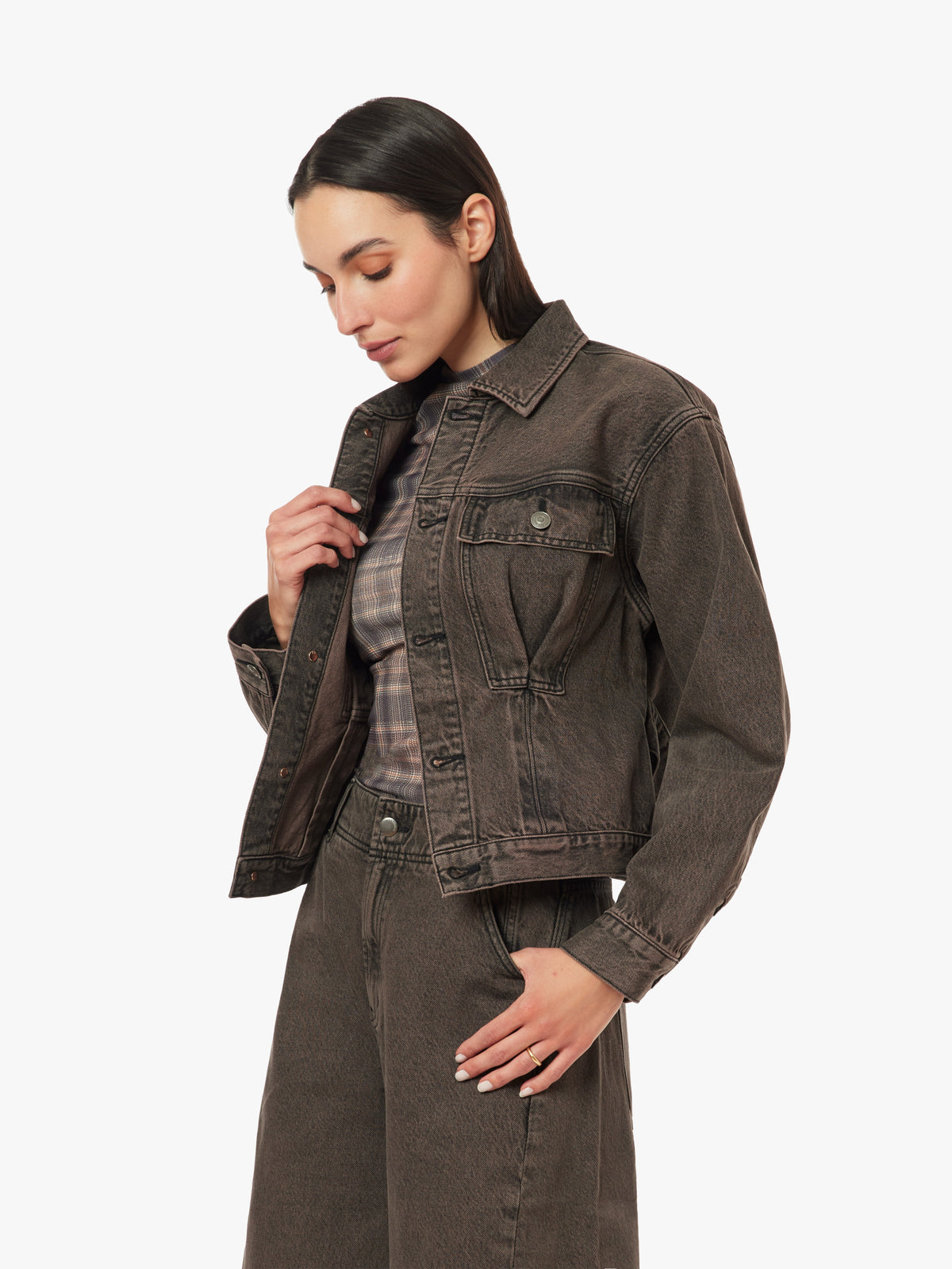 Habitual - Cinched Denim Jacket