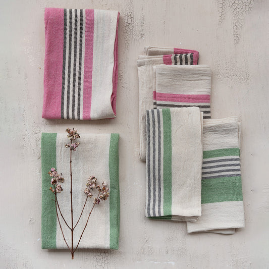 Napkins with Stripes Multi