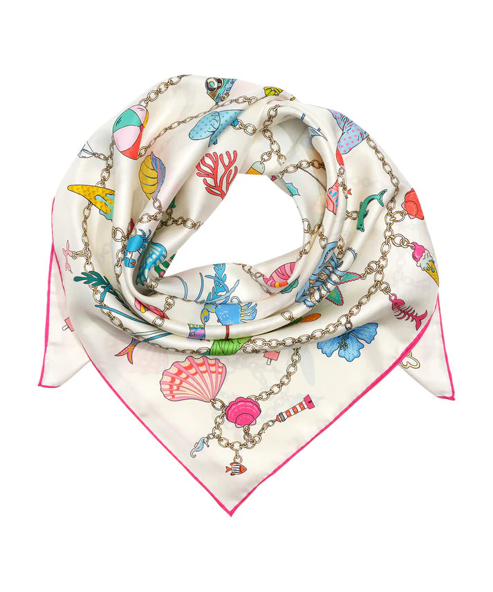 Charmed Life 35" Silk Square Scarf